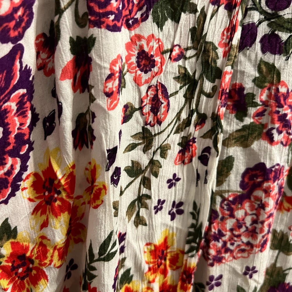 Ann Taylor LOFT Kimono Cover Up Summer Beach Bathing Suit Cardigan Floral Print - Picture 3 of 3